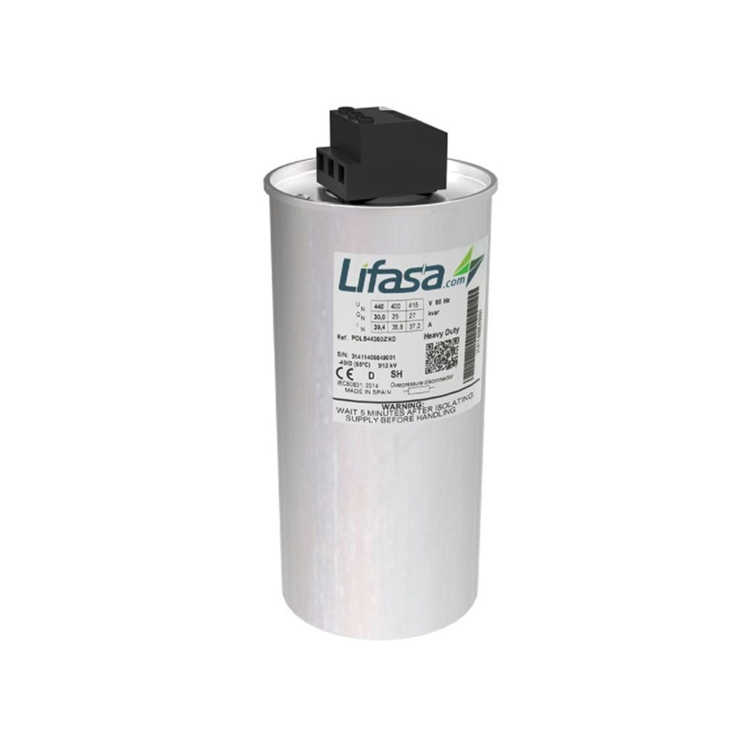 THREE PHASE CYLINDRICAL CAPACITOR