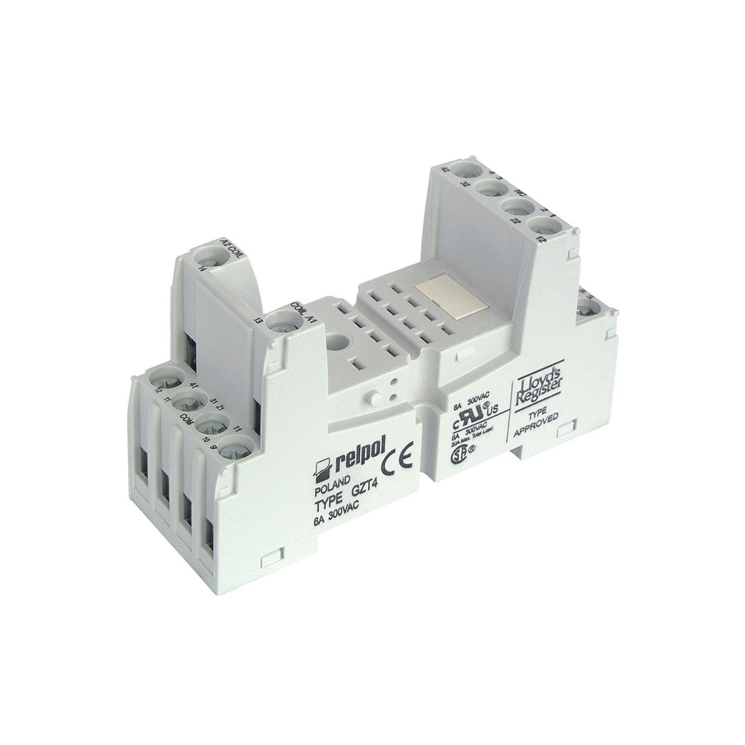 Socket GZT4 - screw terminals