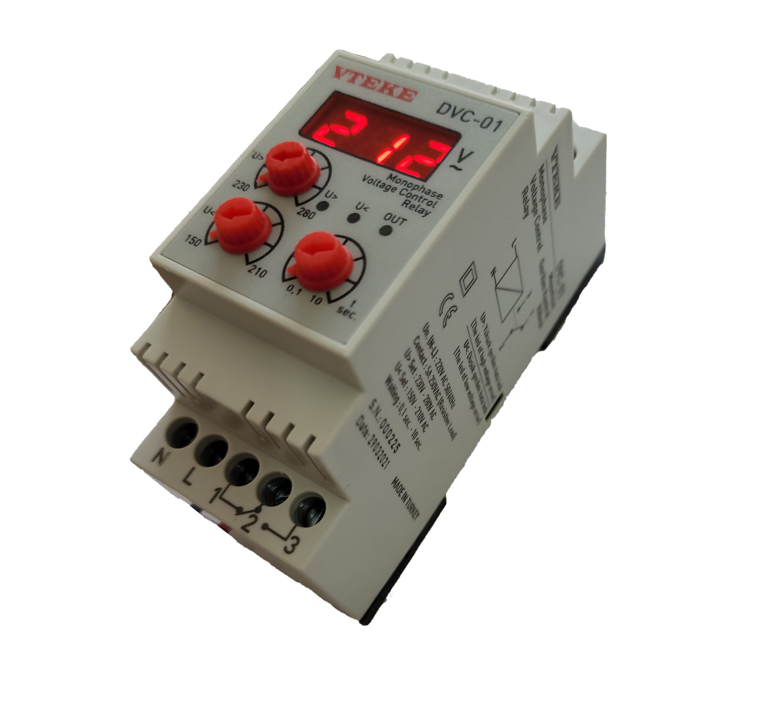 Phase Digital Voltage Relay